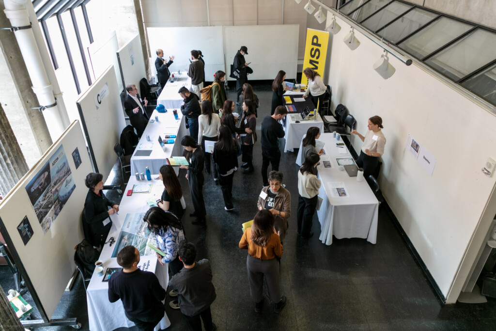 Students at the annual career fair