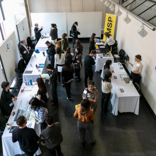 Students at the annual career fair