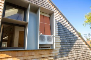 cSNAP evaporative cooling unit installed at HouseZero. Credit: Wyss Institute at Harvard University.