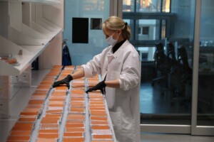 Testing of the ceramic tiles for the cSNAP unit. Credit: Graduate School of Design at Harvard University..