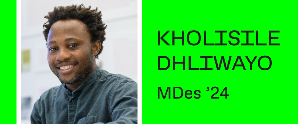 headshot of Kholi with name and degree year on green background