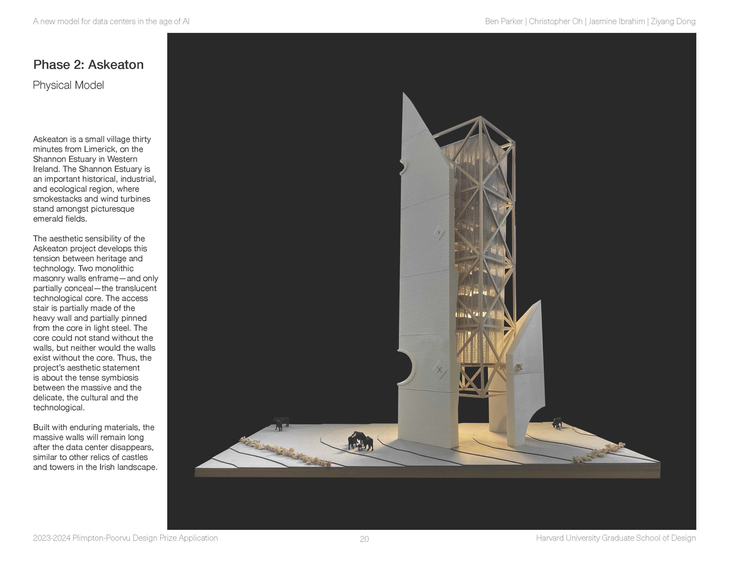 Physical model of a tower