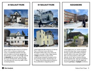 Three buildings within the development