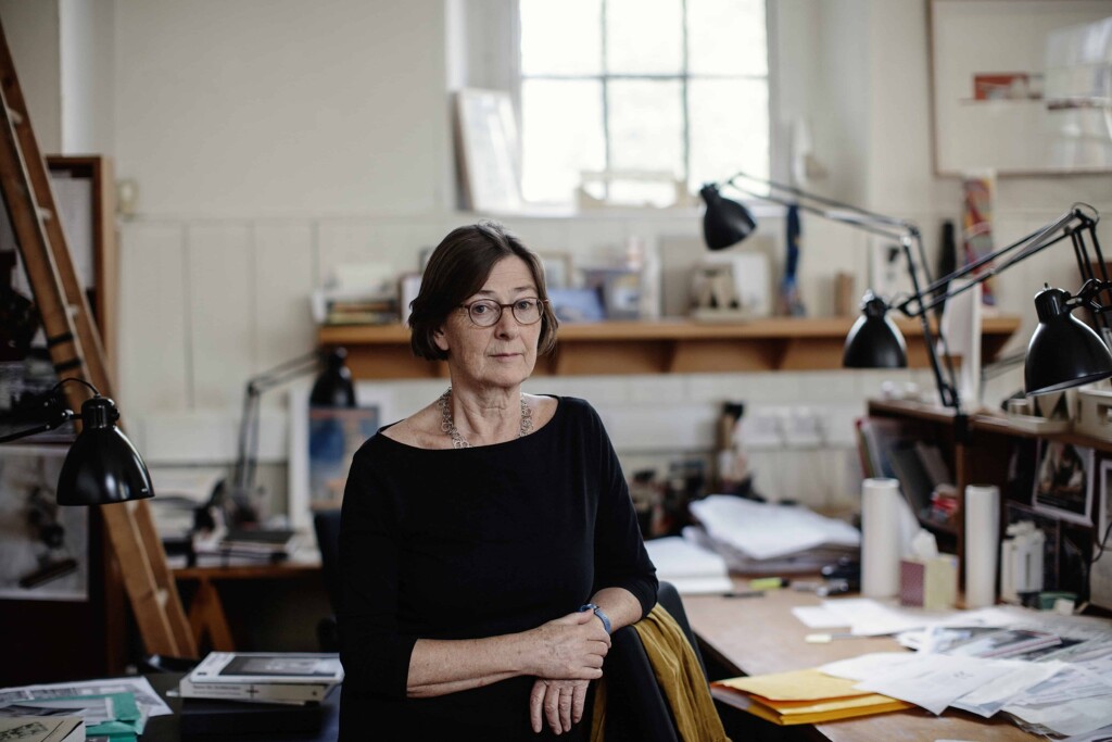 Headshot of Sheila O'Donnell in her studio.