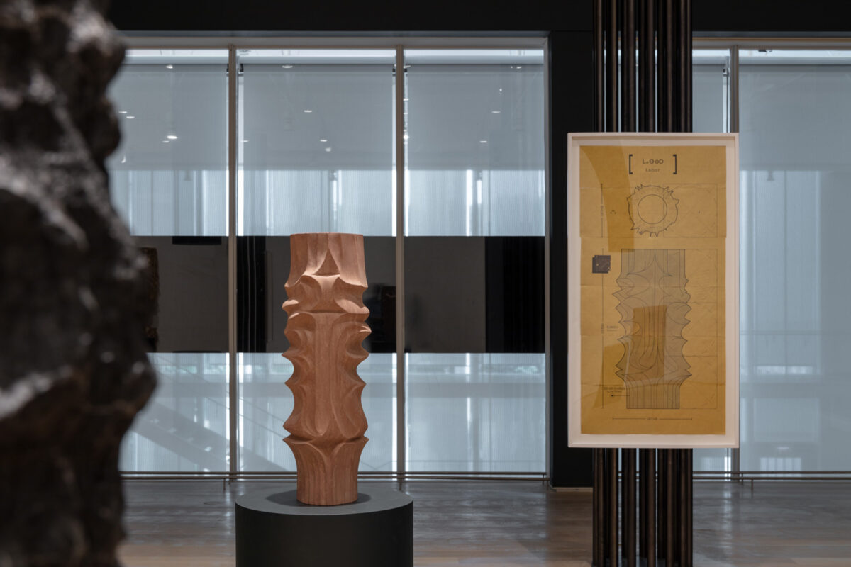 A view of Germane Barnes's exhibition 