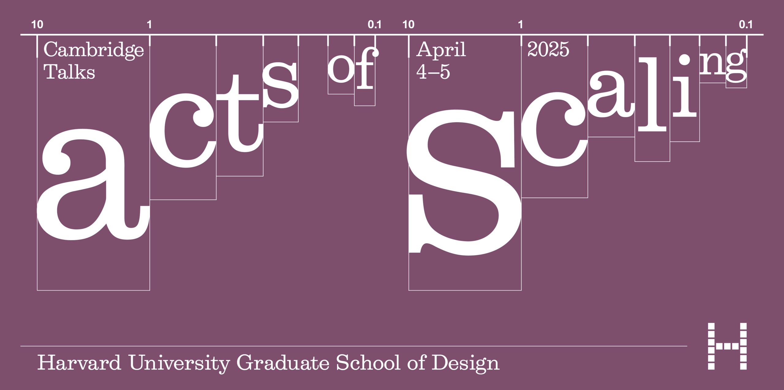 Poster for Acts of Scaling 2025