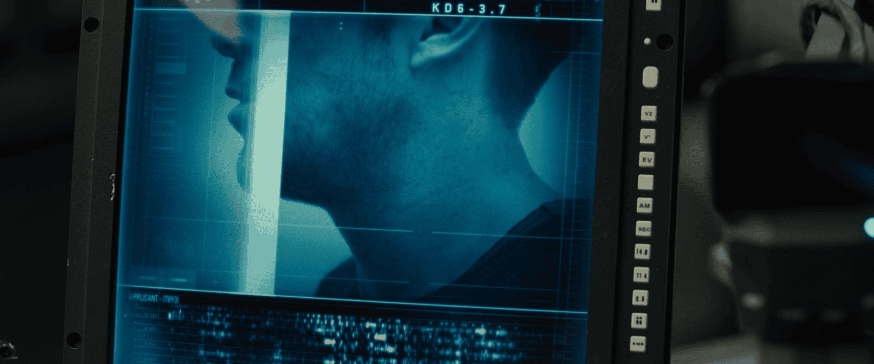 Image of a screen featuring futuristic digital image