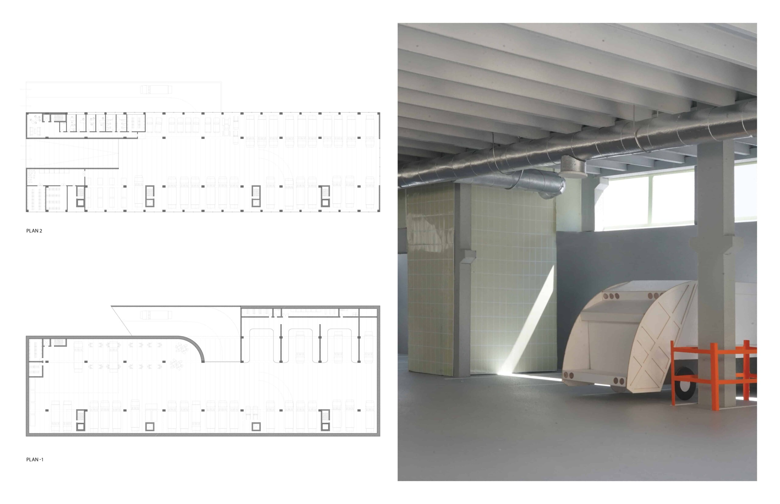 More plans and a rendering of a room