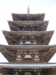 detail of Japanese pagoda