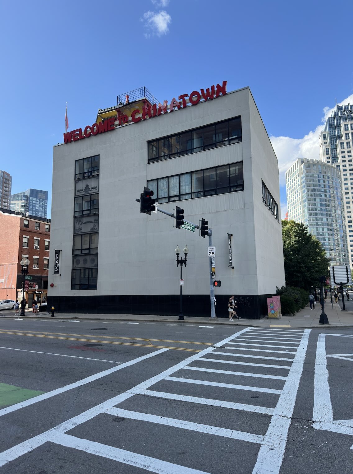 Chinatown building in Boston