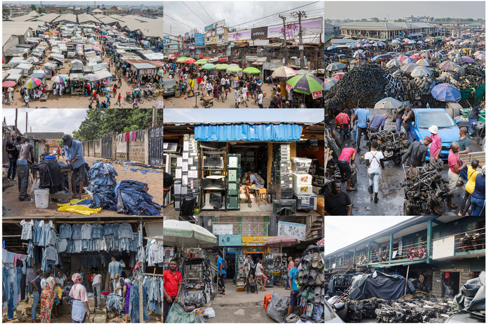 collage of Lagos markets