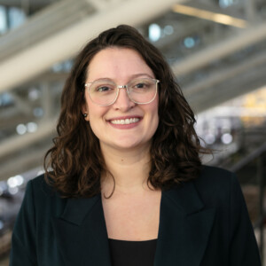 woman smiling