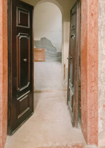 an open door