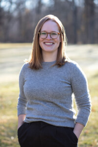 woman smiling