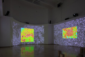 heat maps projected on walls