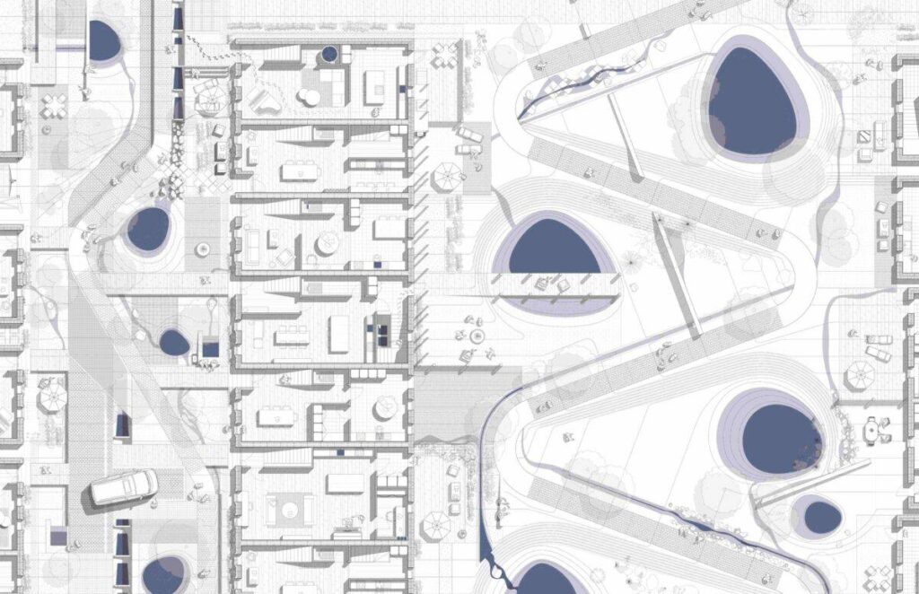 Living Urban Watershed, Reconfiguring Charlestown through the localized retention of urban stormwater, Lucas Dobbin