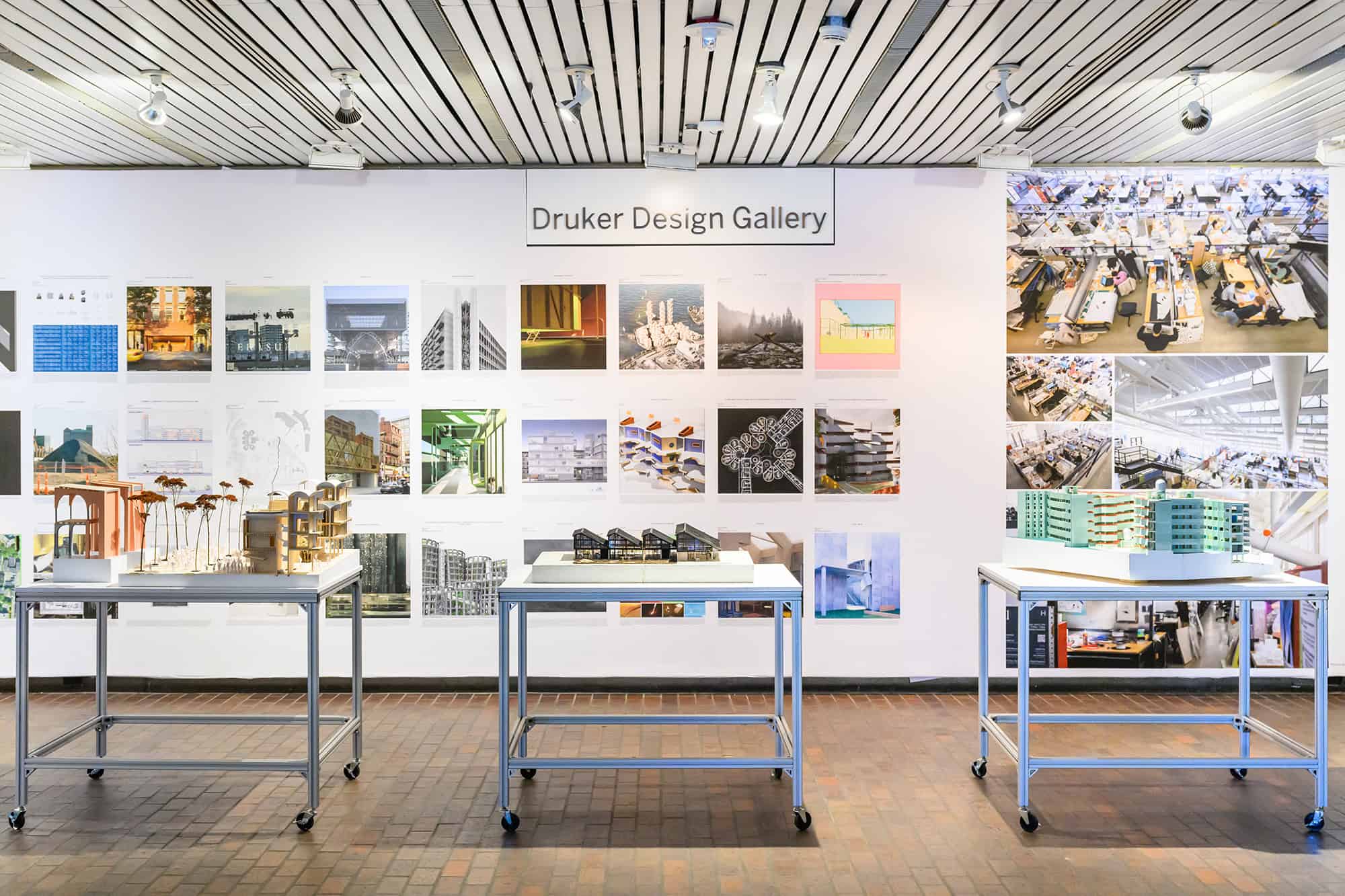 Image of end of semester exhibition of student work