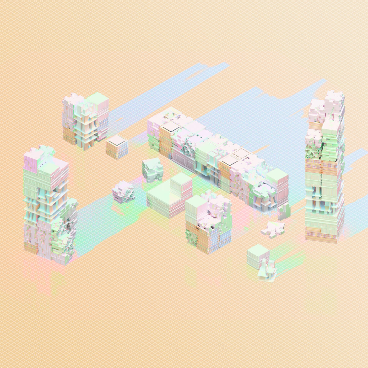 a visual of a Self-Storage Center developed by a student