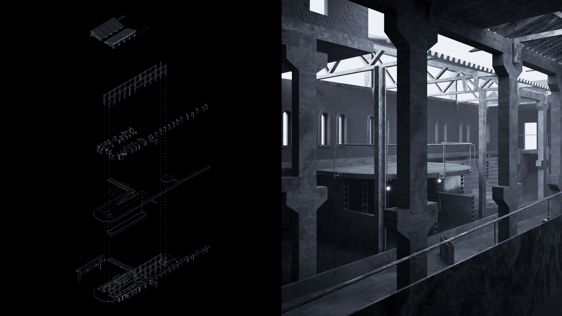 Photo of a model of a building