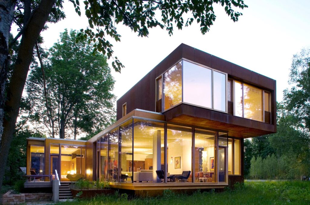 Levy House (Ravine House), photo by K. Miyazake