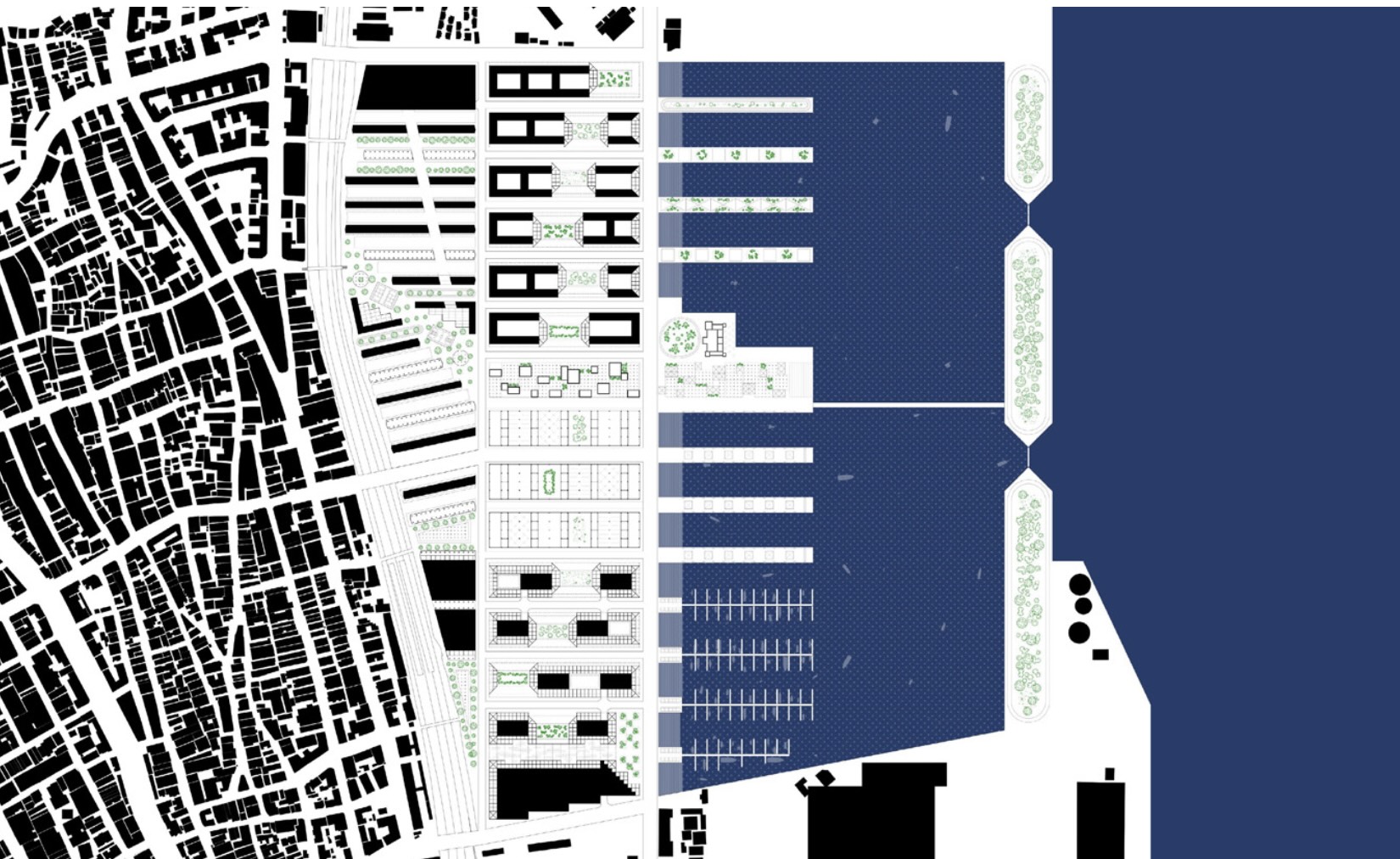rendering of aerial view of Mumbai neighborhood