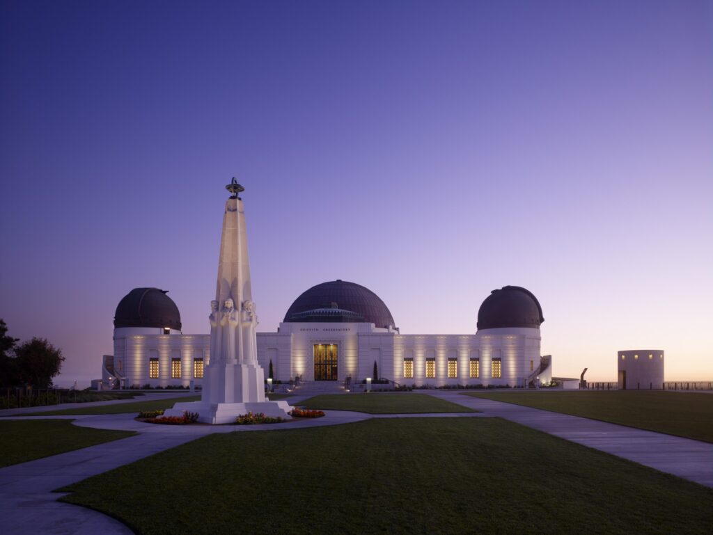 Griffith Observatory at dusk