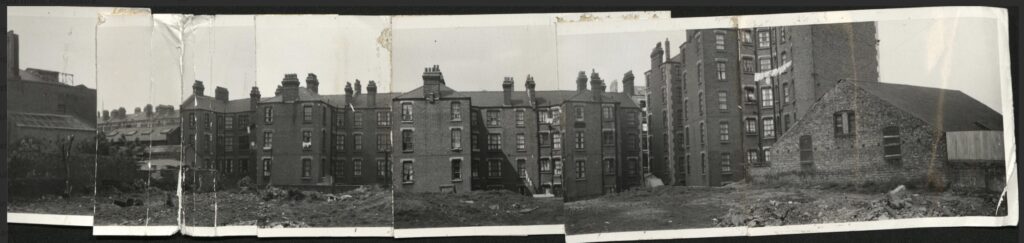 site of Robinhood Gardens housing complex, before construction