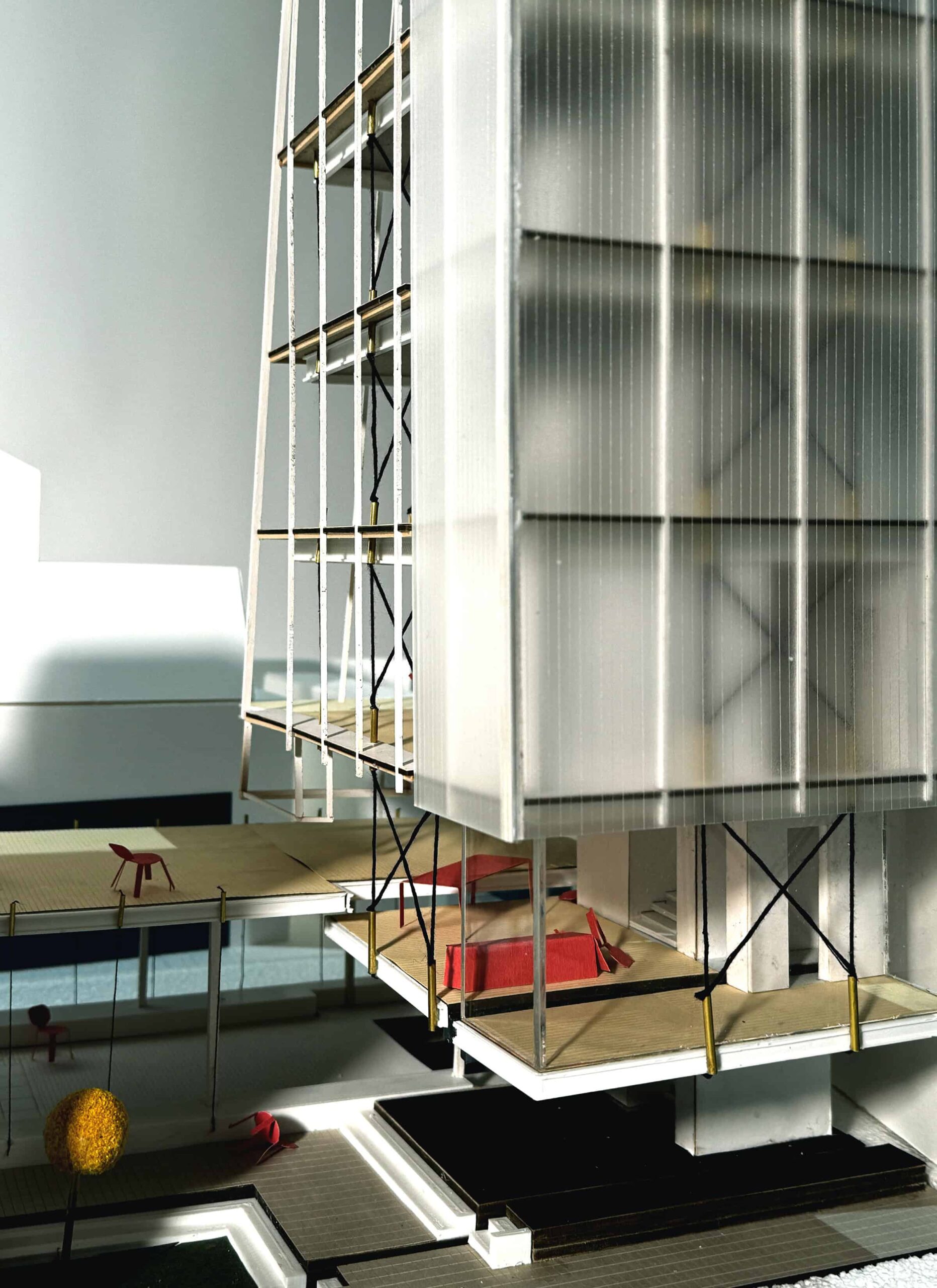 Architectural model created by Rishita Sen for the Shimokitazawa studio