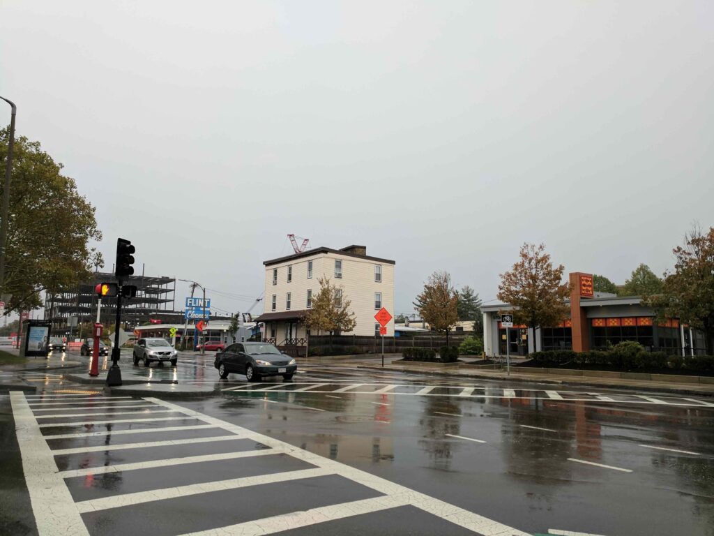 Barry's Corner in Allston, as it looked in 2017