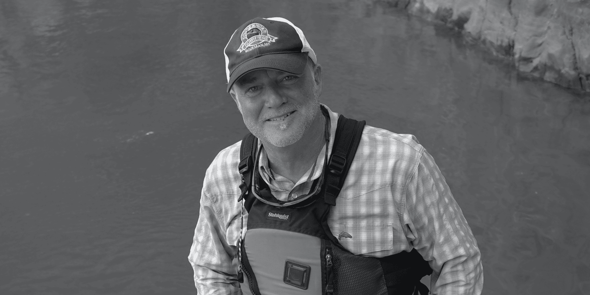 Black and white photo of John Clark Brittingham smiling