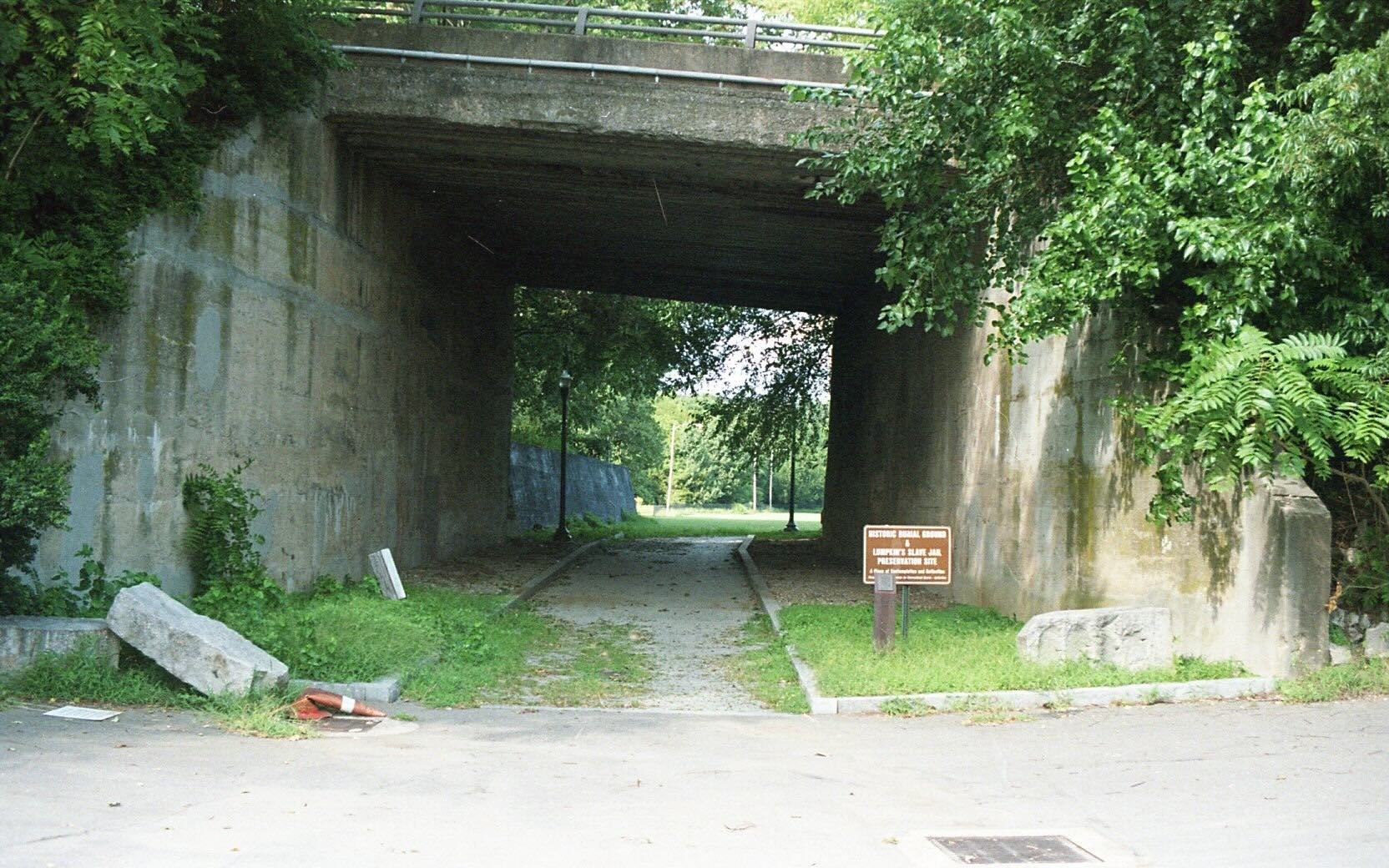 site of the Lumpkin Slave Jail