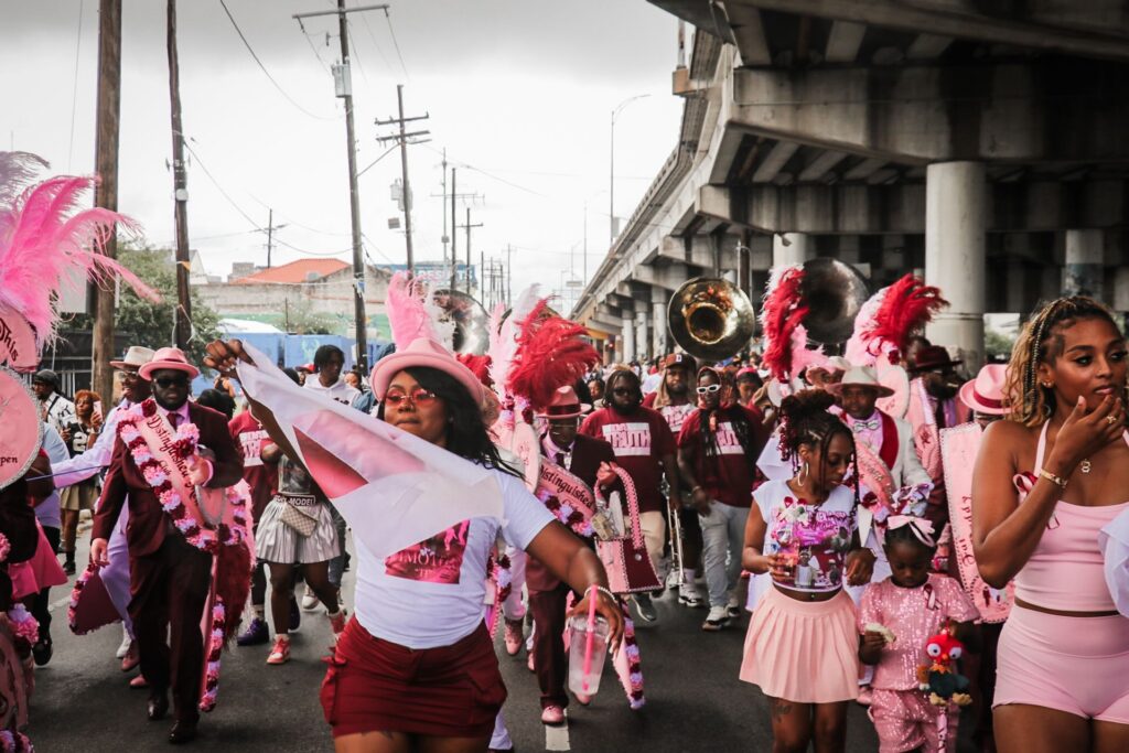 Second Line in New Orleans