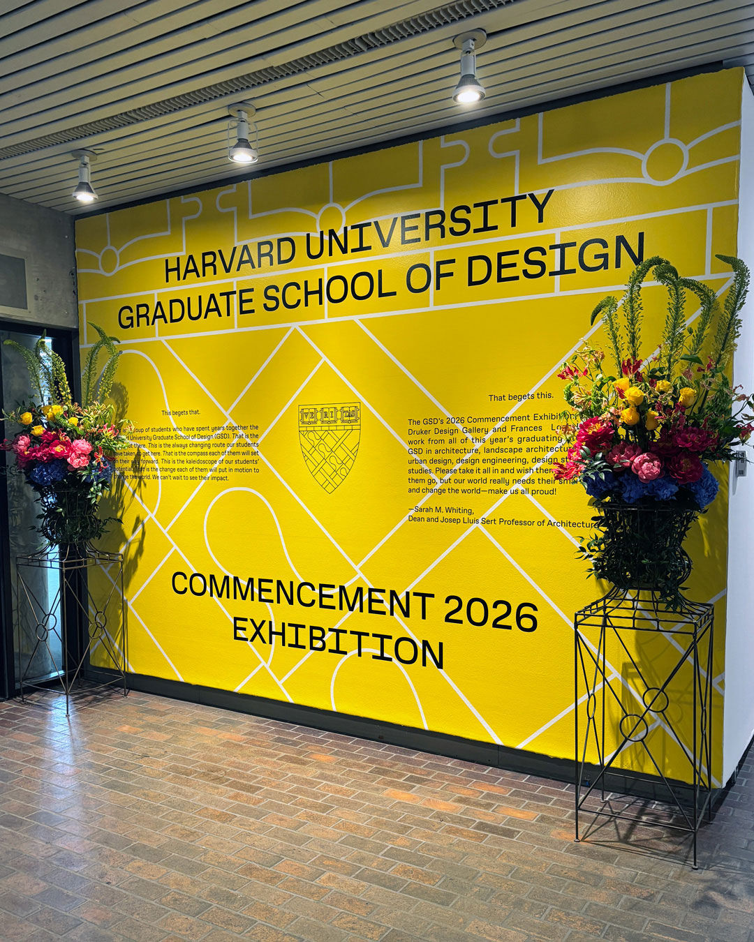 The Title wall of the 2026 Commencement Exhibition.