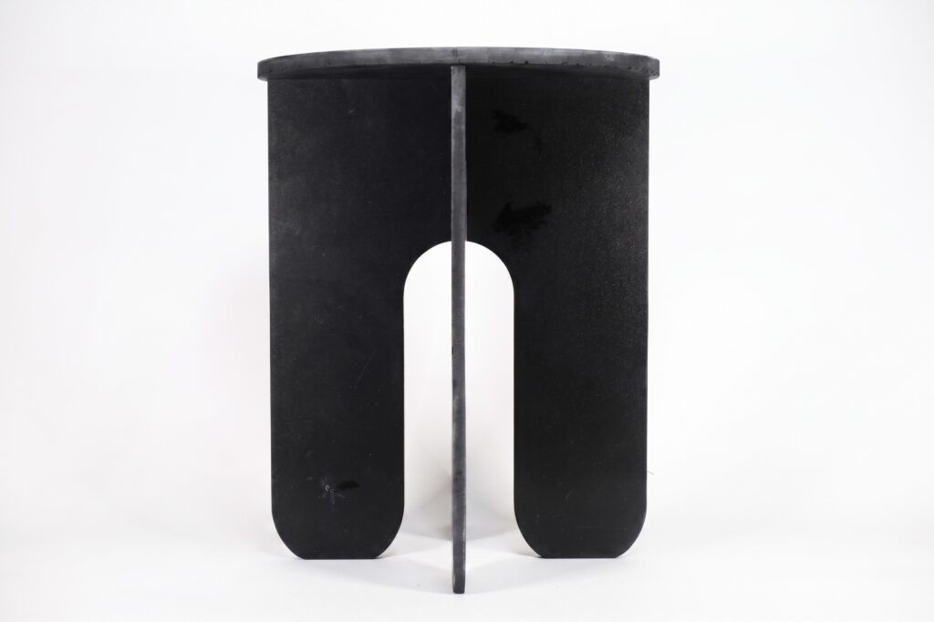 Black stool.