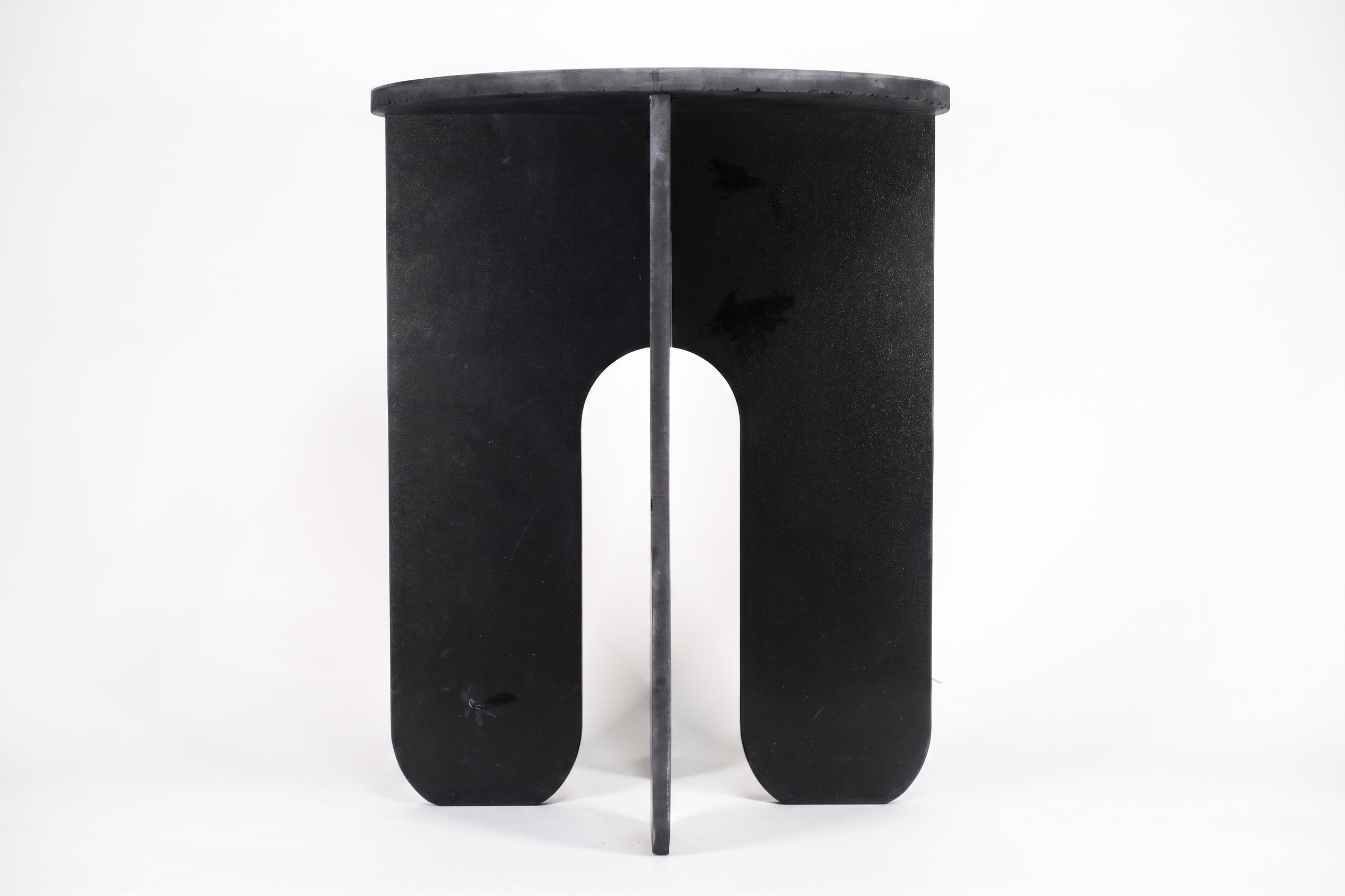 Black stool.