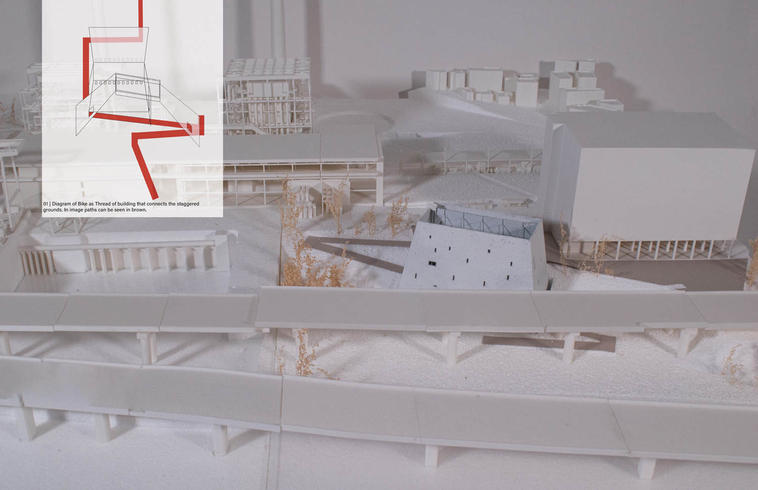 White model with red diagram in the corner.