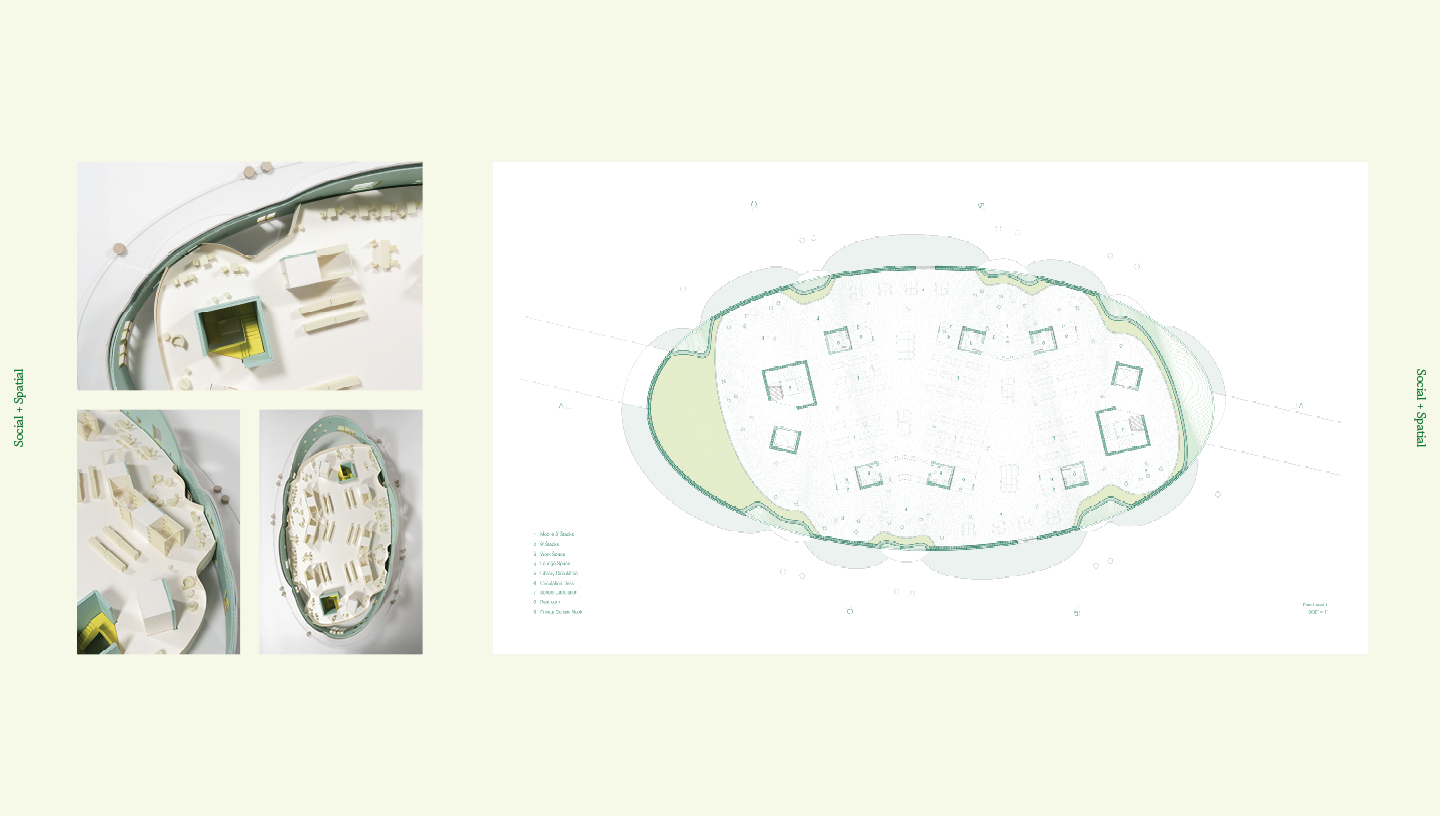 model and plans.