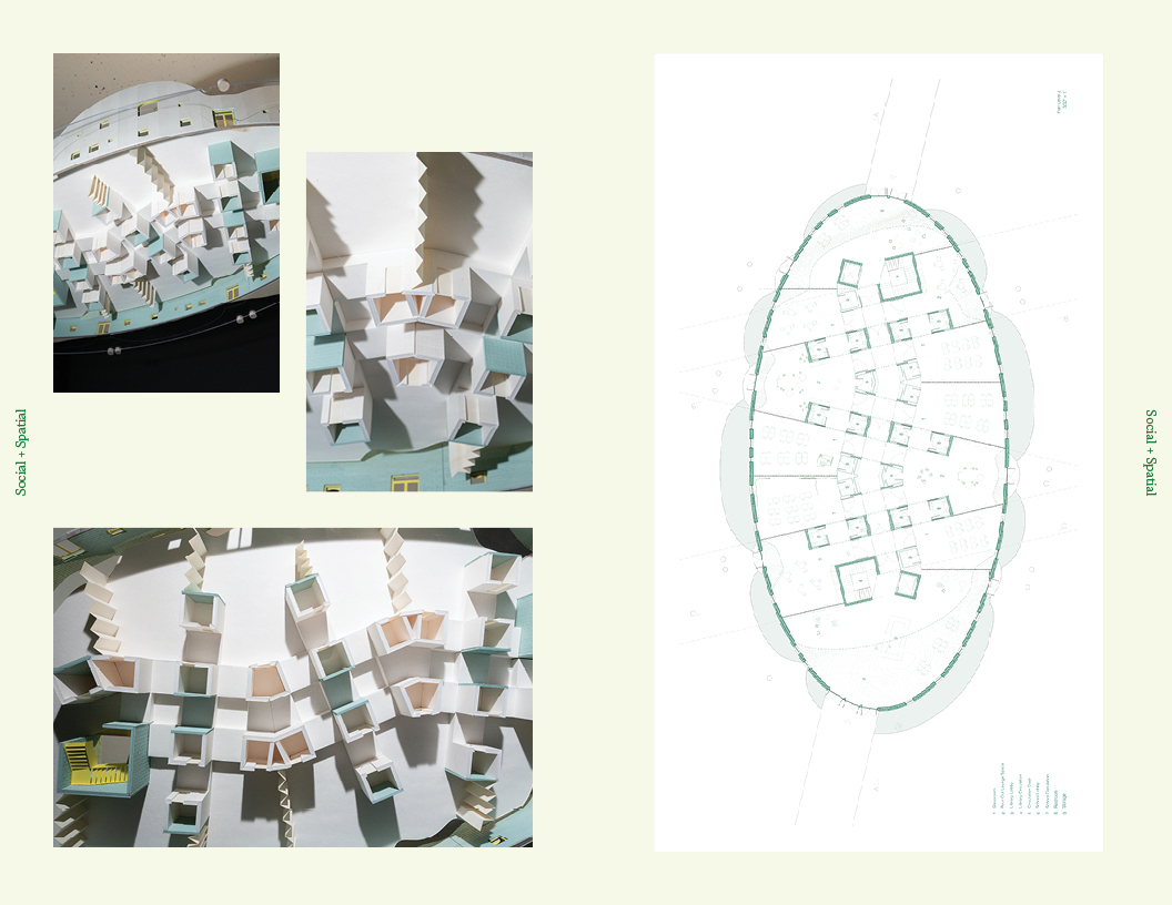 Model and floor plan.