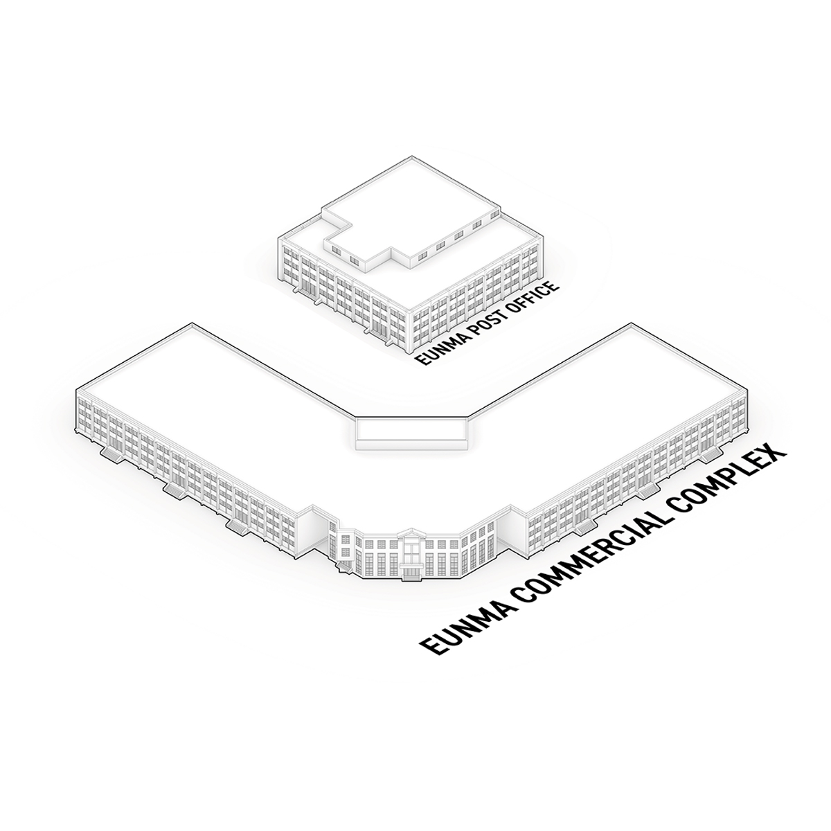 Existing cultural structure of the outdated Apartment Complex.