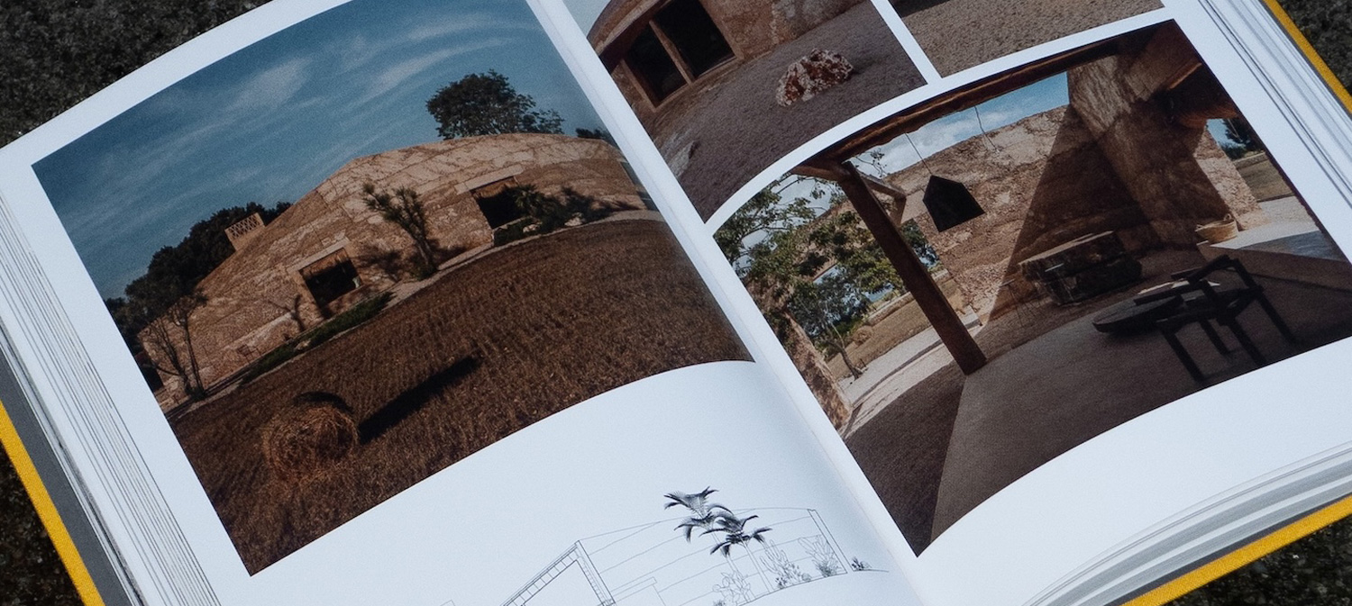detail of book spread