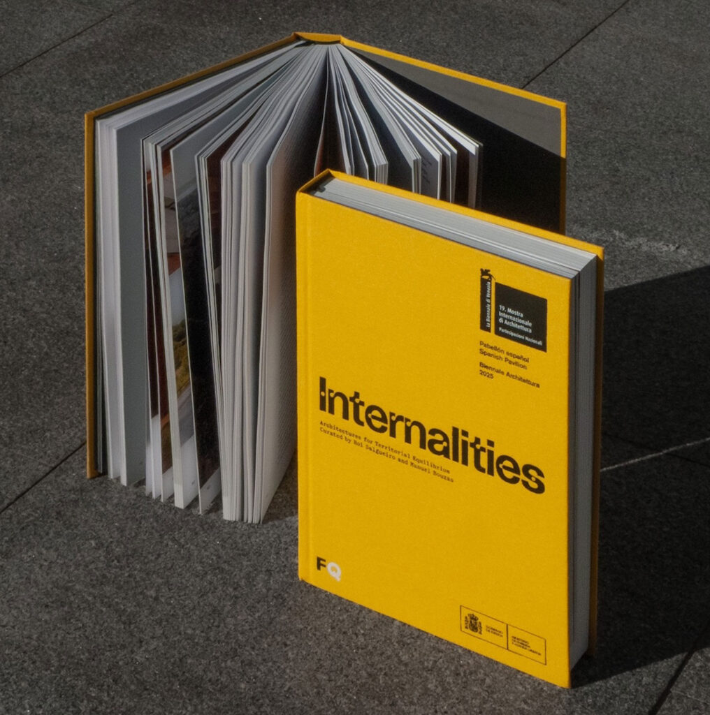 Yellow book against concrete background.