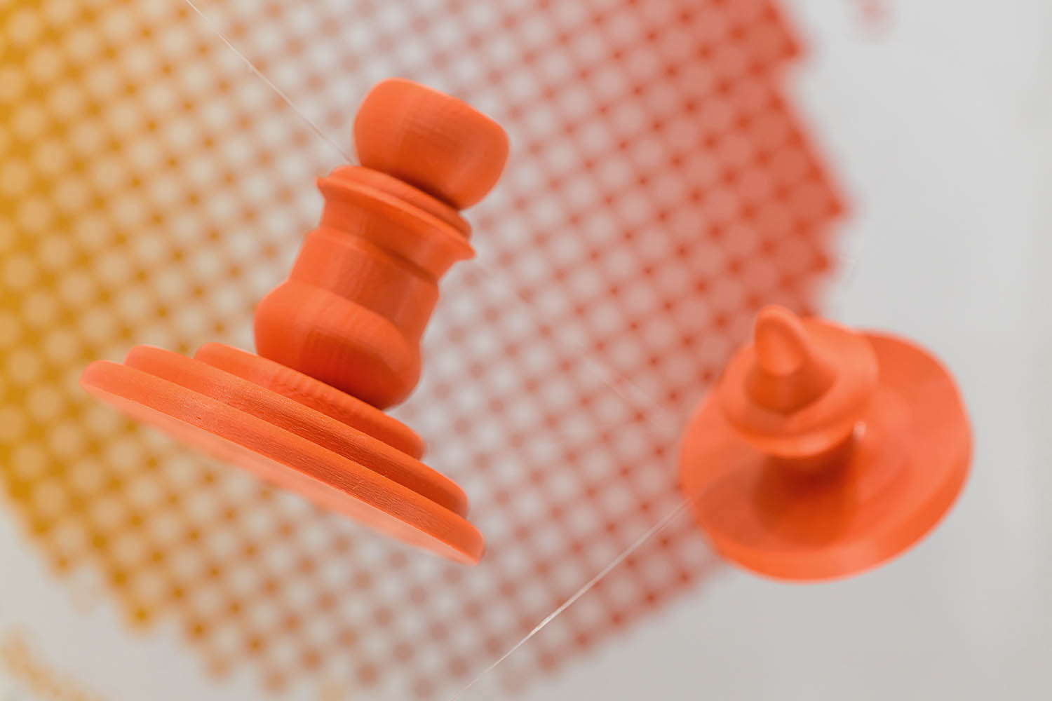 A couple of 3D printed objects.