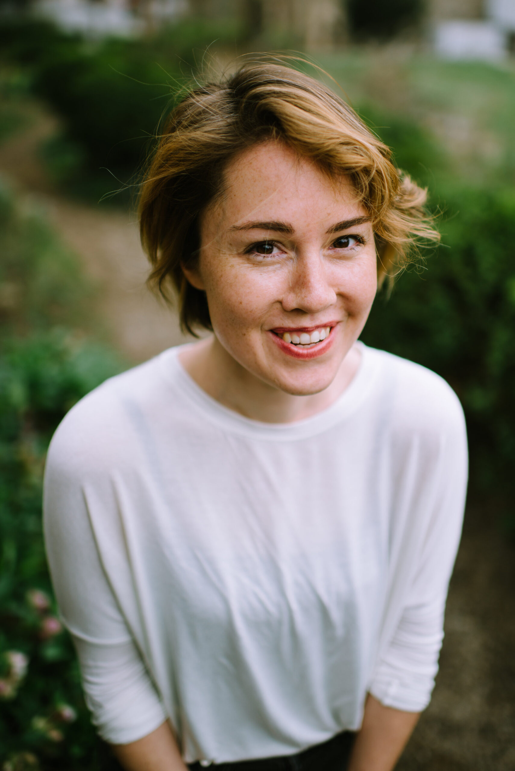 Headshot of Caroline Shaw from above.